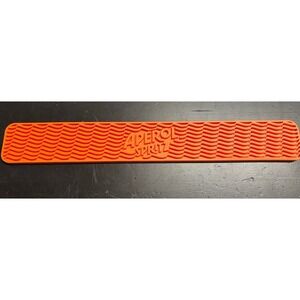 APEROL SPRITZ RUBBER‎ BAR RAIL RUNNER SPILL COASTER MAT *BRAND NEW* ORANGE